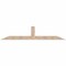 Ekena Millwork Portland Smooth Timber Gable Bracket, Douglas Fir, 96"W x 20"H x 1 1/2"D x 5 1/2"F, 5/12 Pitch GBW096X20X0206POR00SDF - alternate 1